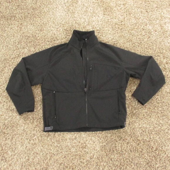 Propper Jacket Men's Large Black Soft‎ Shell Fleece Lined Full Zip - Picture 1 of 7